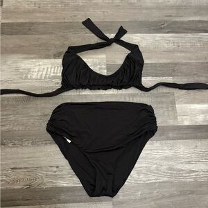 J. Crew Black Bikini Set